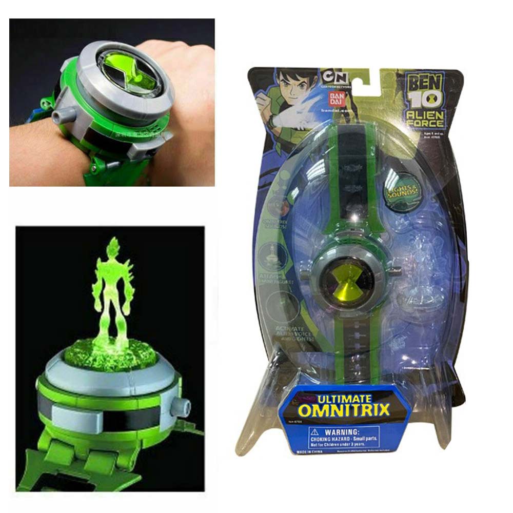 BEN 10 Ten Projector Watch Alien Force Omnitrix Illumintator Bracelet ...