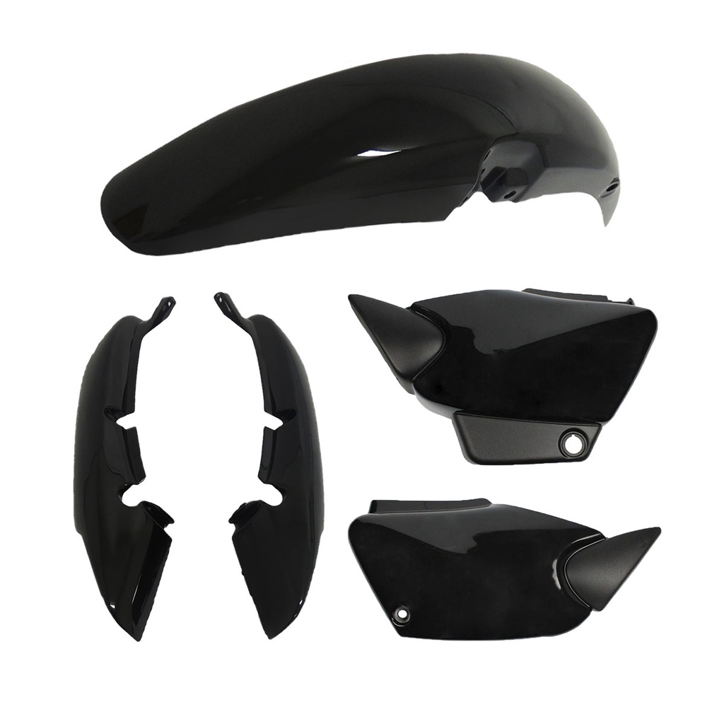 Kit Plástico Carenagem Titan 125 2000 2001 2002 2003 2004 Preto