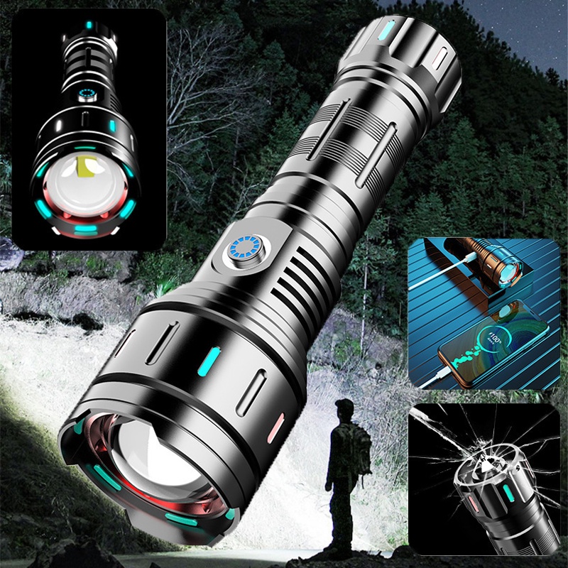 Lanterna Super Laser De Titânio-Poderosa De Longo Alcance De 5 Km