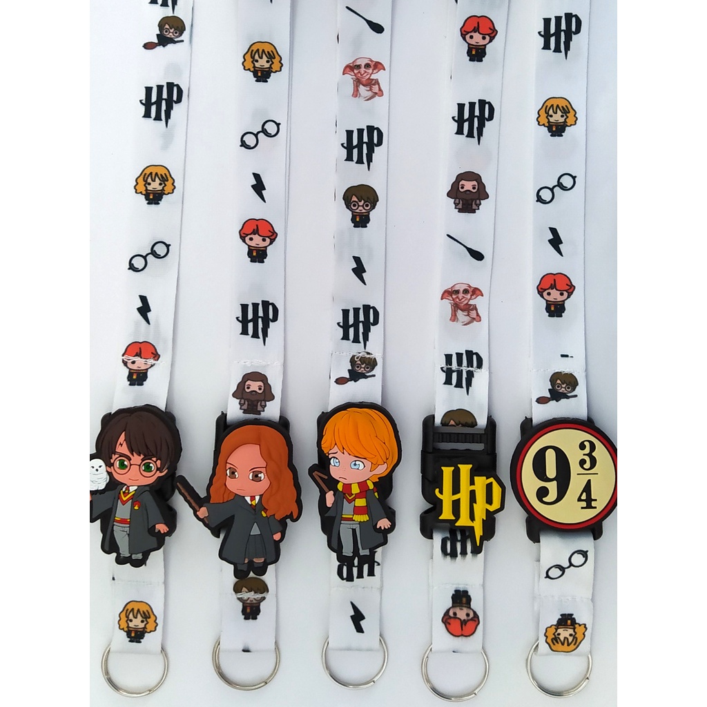 Cordão Branco para crachá harry p0tter geek
