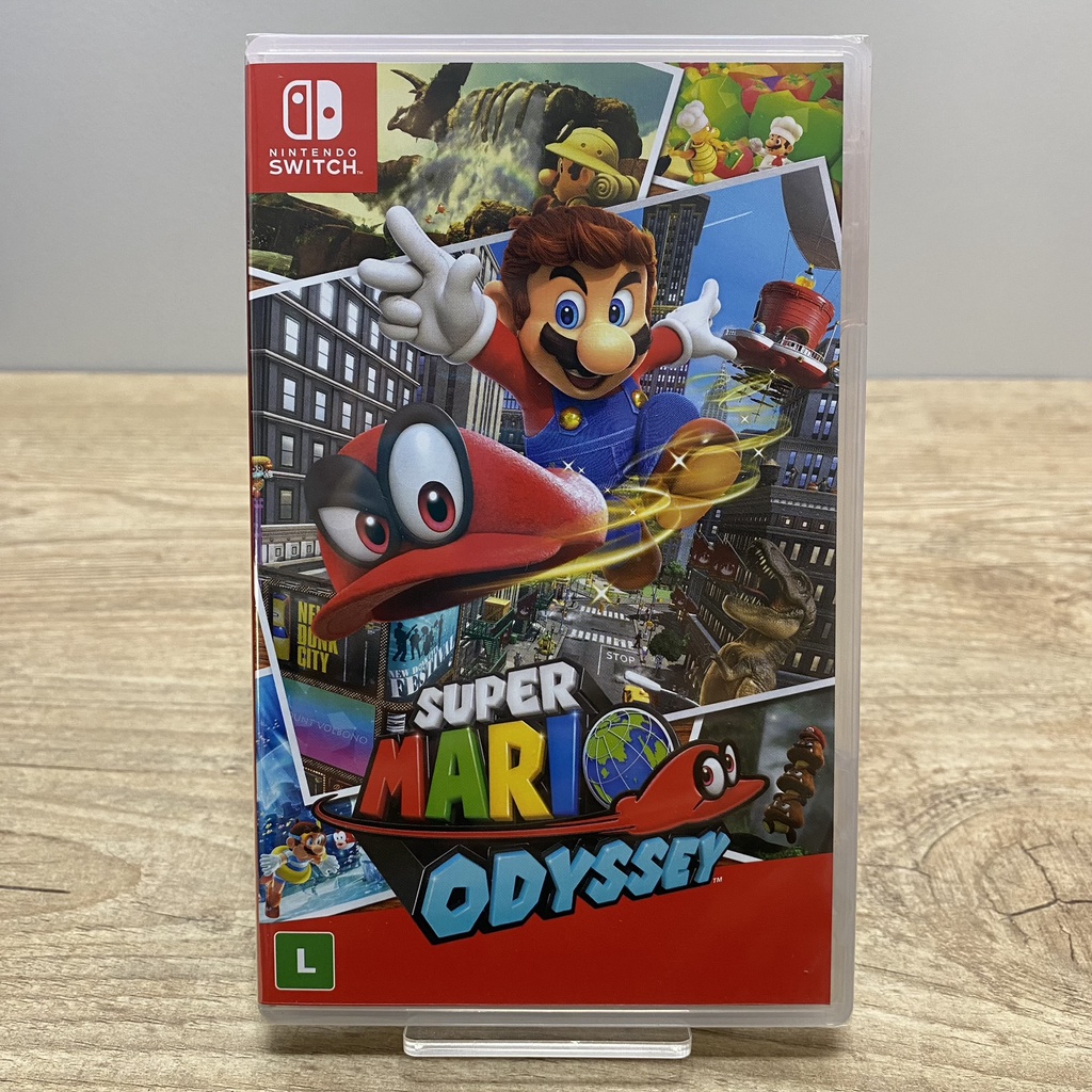 Ofertas de jogos nintendo switch-super mario odyssey-edição stander-jogos  cartucho físico