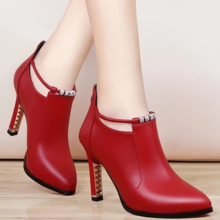 2023 Botas De Inverno Martin Tornozelo Pontiagudas À Prova D
