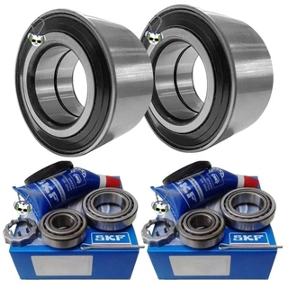 Kit 4 Rolamento de Roda Traseira e Dianteira Original Volkswagen Gol Saveiro Parati Voyage G1 G2 G3 G4 G5 Sem Abs SKF