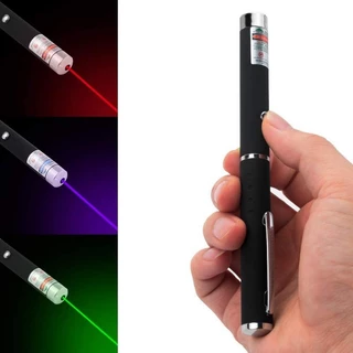 Caneta Laser Verde 5MW 650nm Preto Feixe De Luz Forte Visível Ponto 3 Cores Militar Poderosa Dropshipping