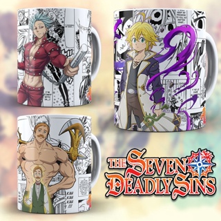 kit Personalizado Anime Sete Pecados Capitais + camiseta