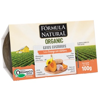 Ração Úmida Para Gatos Adultos Castrados Frango e Abóbora - 100g