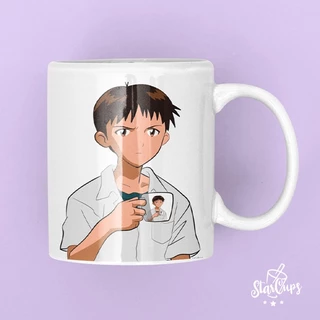 Caneca Anime Evangelion Shinji