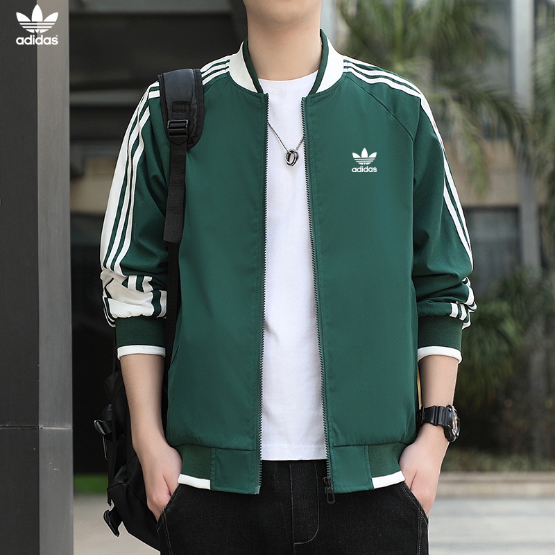 Jaqueta Adidas Sportswear Masculina - Verde+Preto