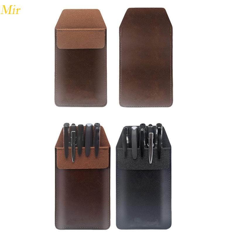 Mir Retro Porta-Caneta De Couro Para Esferográfica Pe