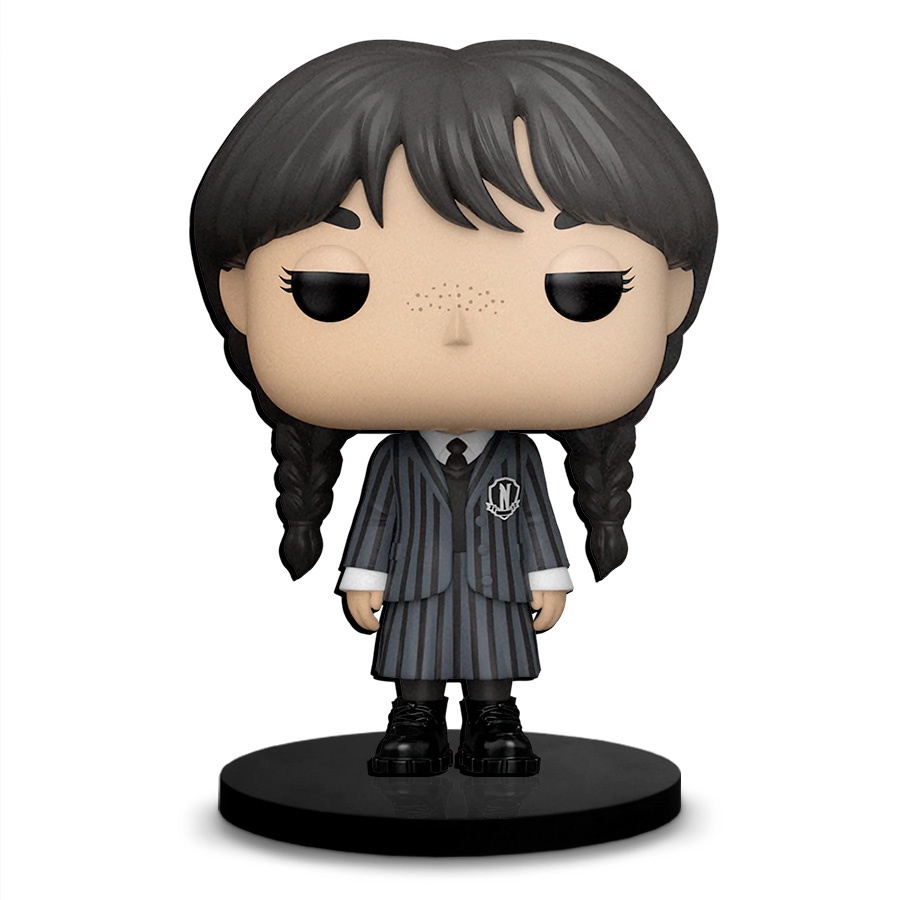 Totem Médio Funko Wandinha Addams Wednesday 14cm + Base | Shopee Brasil