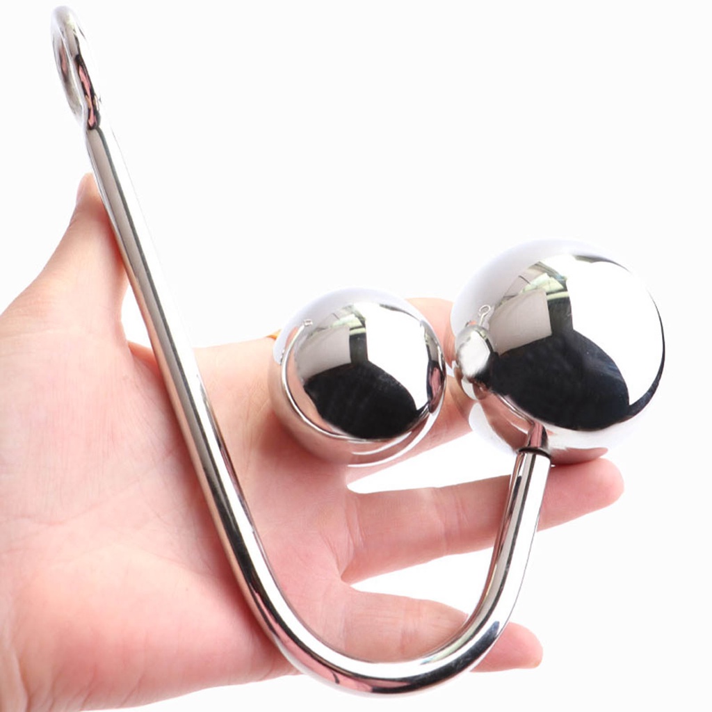 BGT Gancho Anal Da Próstata Higiênico De Aço Inoxidável Com Bola Para Homens