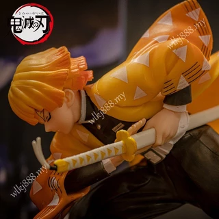Caçador De Demônios Zenitsu Agatsuma Thunder Breathing First Form Action Figura Modelo De Bonecos
