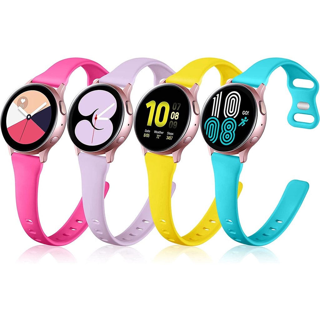 Pulseira De Relógio Para Samsung Galaxy 4 5 40mm 44mm 5 Pro Active 2 Slim Watch Band Homens Reposição Feminina