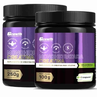Kit Creatina 250g Creapure + Creatina 100g Creapure Growth