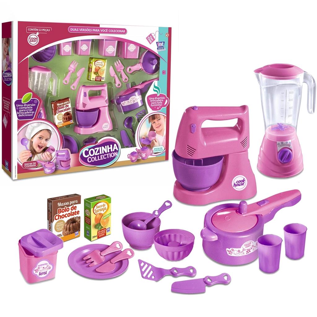 Show De Cozinha Kit Cozinha Collection 7633 - Zuca Toys