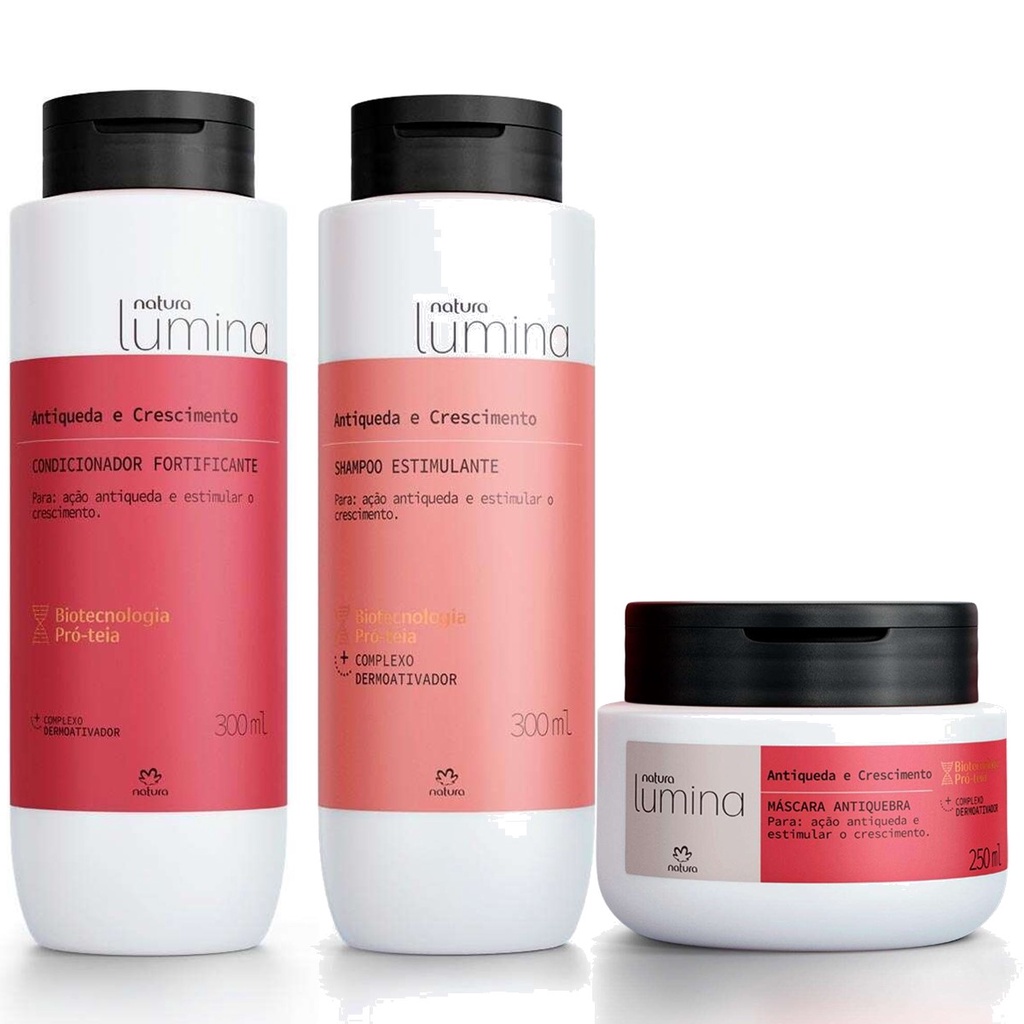Kit Lumina Antiqueda e Crescimento- Natura | Shopee Brasil