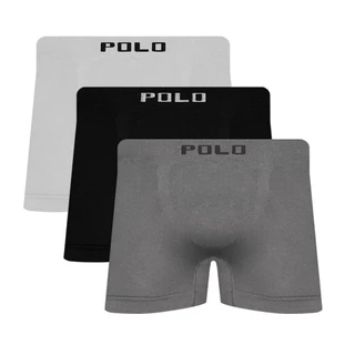 Kit 3 Cuecas Polo Boxer Microfibra Sortido - POLO STAR