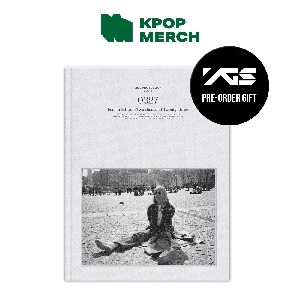 YG Select POB) BLACKPINK LISA - 0327 Photobook Vol.4 | Shopee Brasil
