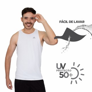 Regata Dry Basic TK Muvin Masculina - Proteção UV50 - Manga Curta ...