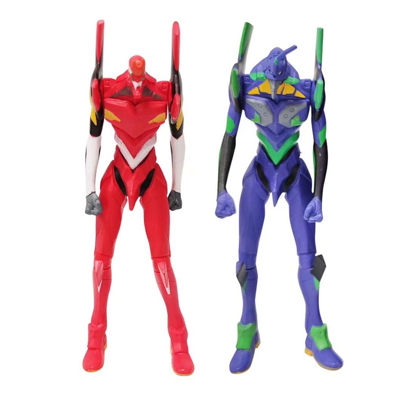 Eva-01 Test Type Eva-02 Production Model Neon Genesis Evangelion Anime Articulado Action Figure Model Dolls