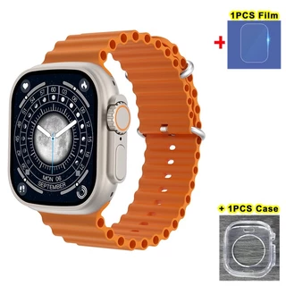2023 Novo Relógio Original H11 + Ultra Smart Watch 49mm IWO 16 Series 8 NFC Pressão De Ar Bluetooth Assistente De Voz De Chamada siri