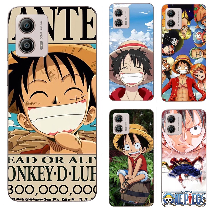 Estojo Telefônico Popular Para Motorola Moto G73 G53 G13 G23 5G One Piece Luffy Chopper Anime Capa HD