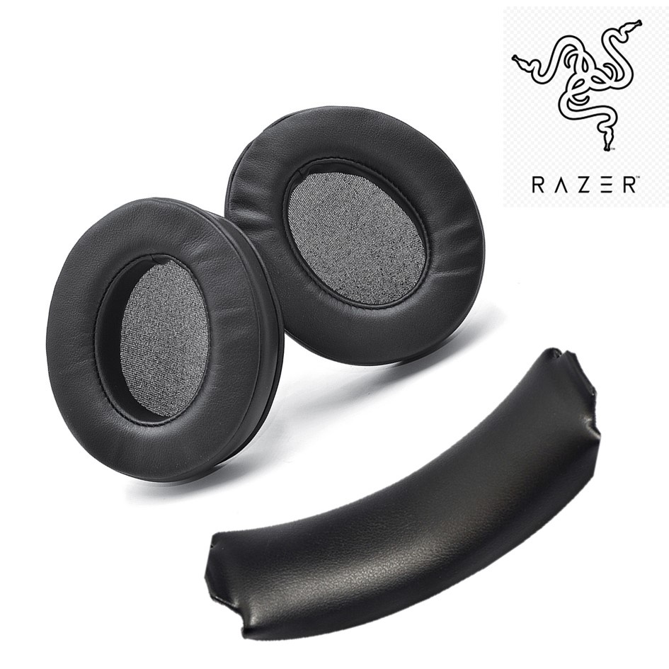 Kit Almofada Compatível Headset Razer Kraken X, Lite e X USB