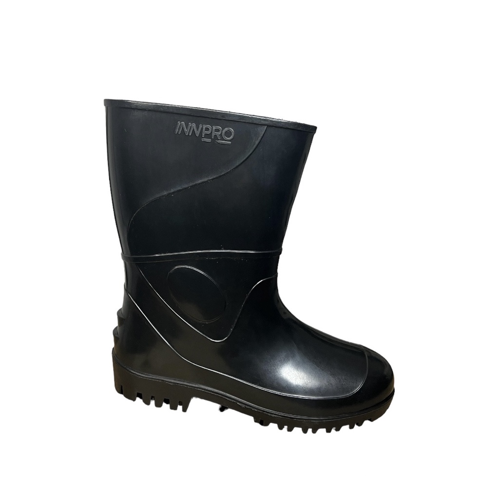 Bota Pvc Cano Médio Preta Work Innpro C/ Forro CA 36025 | Shopee Brasil