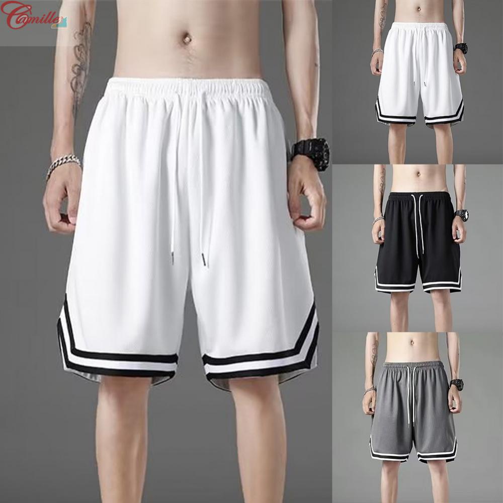 Ginásio De Basquetebol Masculino Calções De Ginástica Casual Calças Curtas De Corrida