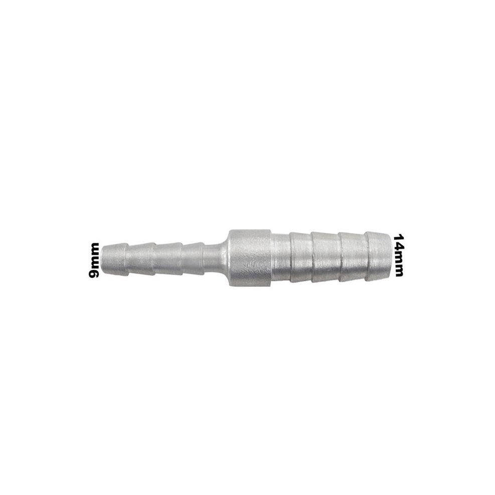 Conexao Nipe Emenda Reducao 1/2 x 5/16 14mm 9mm Aluminio
