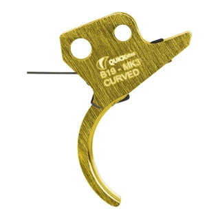 Gatilho Quickshot B19 Lamina Ajustavel Dourado Mk-3 Curved