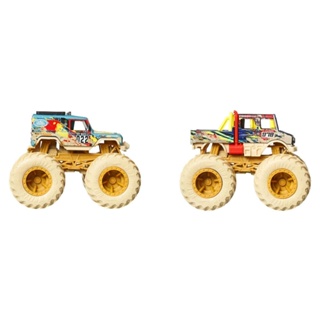 Hot Wheels Monster Truck Land Rover vs Unimog - Mattel
