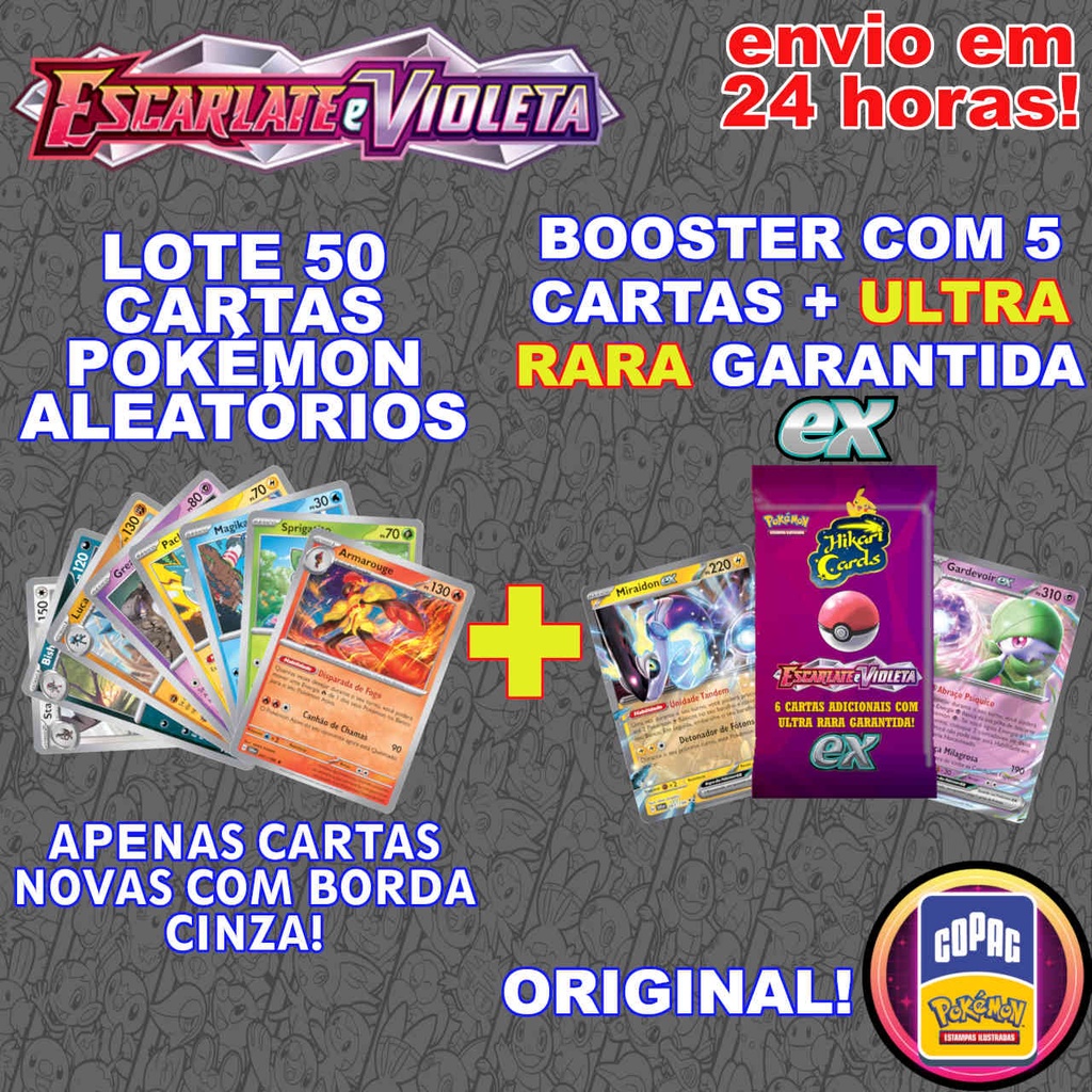 Cartas Pokémon Ultra raras NM - Escorrega o Preço