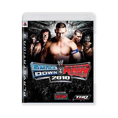 Smack Down Vs. Raw 2010 Ps3 Usado Nota Fiscal Midia Fisica