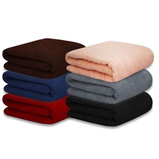 Cobertor Manta de Casal Soft Microfibra Cores Lisas 2,00m x 1,80m
