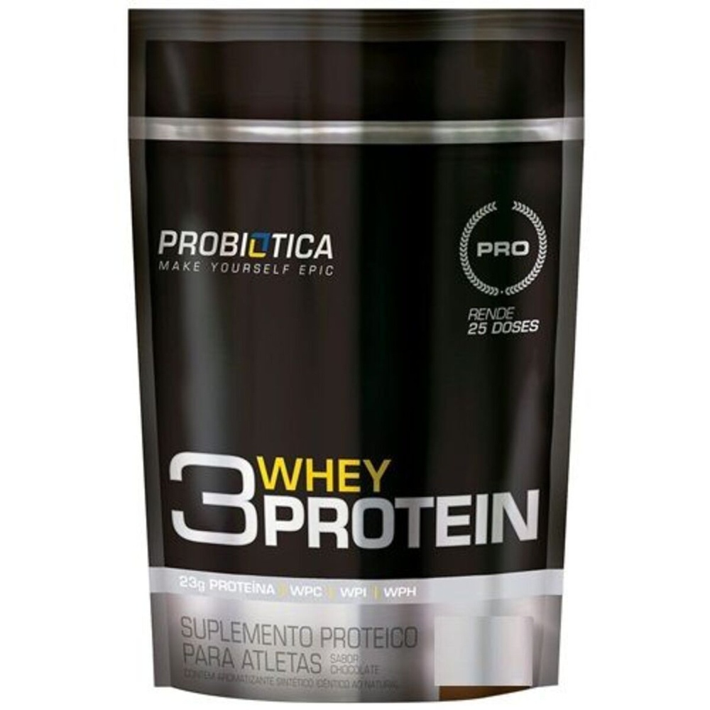 3 Whey Protein – 825g Morango – Probiótica