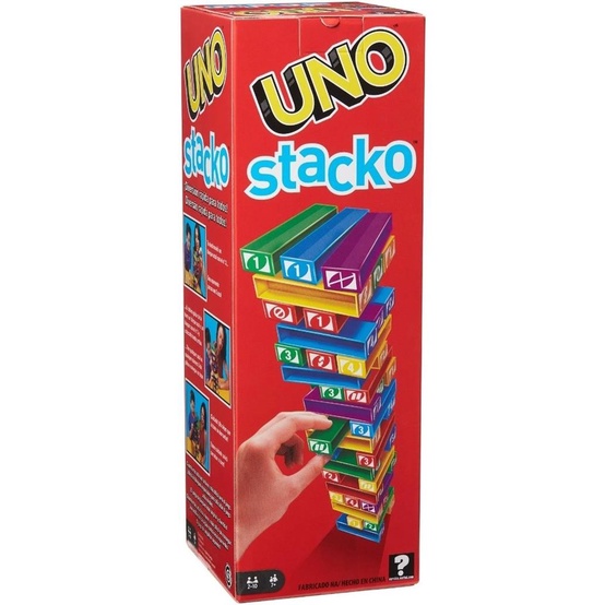 Jogo Uno Stacko - Torre de Empilhar - 43535 - Mattel - Real Brinquedos