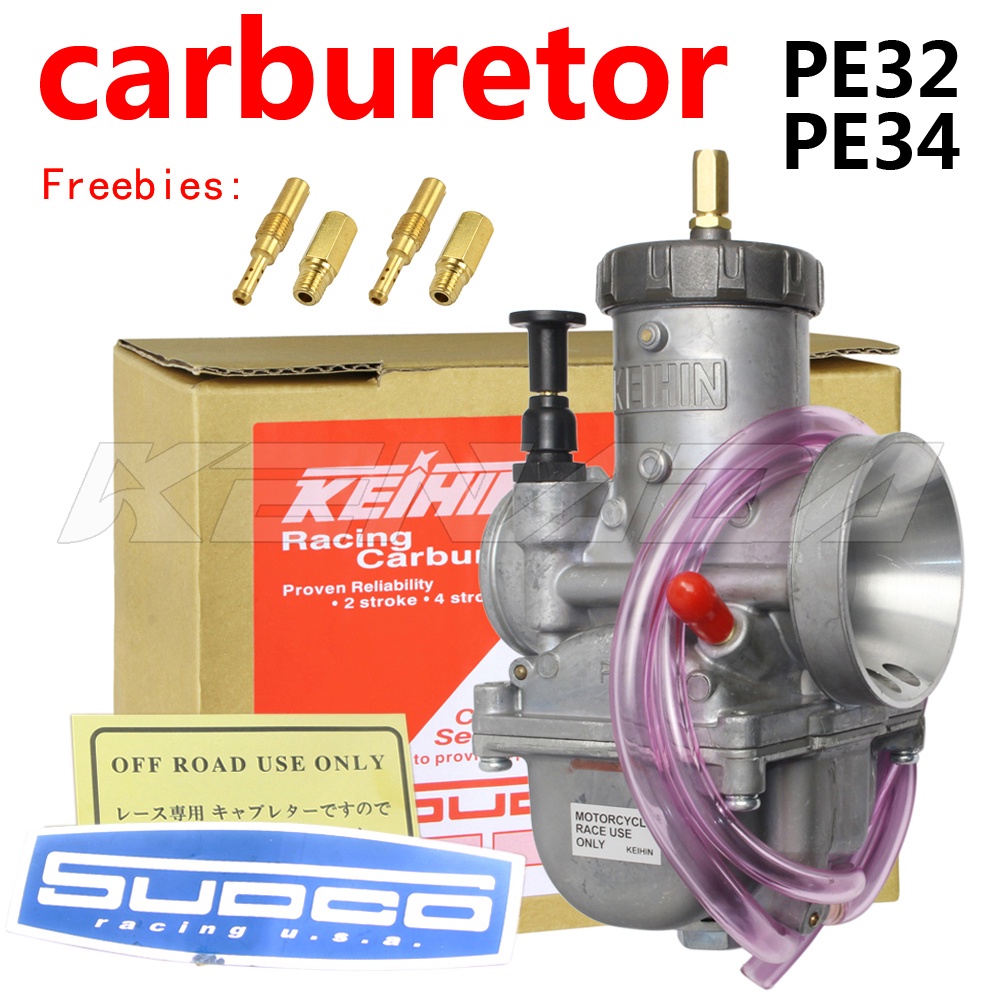 Carburador keihin PE32mm 34mm Power Jet 200cc-450cc