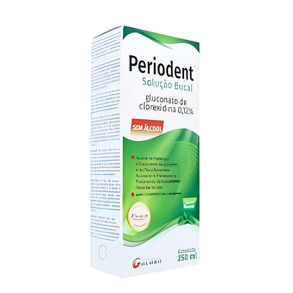 Periodent Solução Bucal Sabor Menta - Caixa 250ml | Shopee Brasil