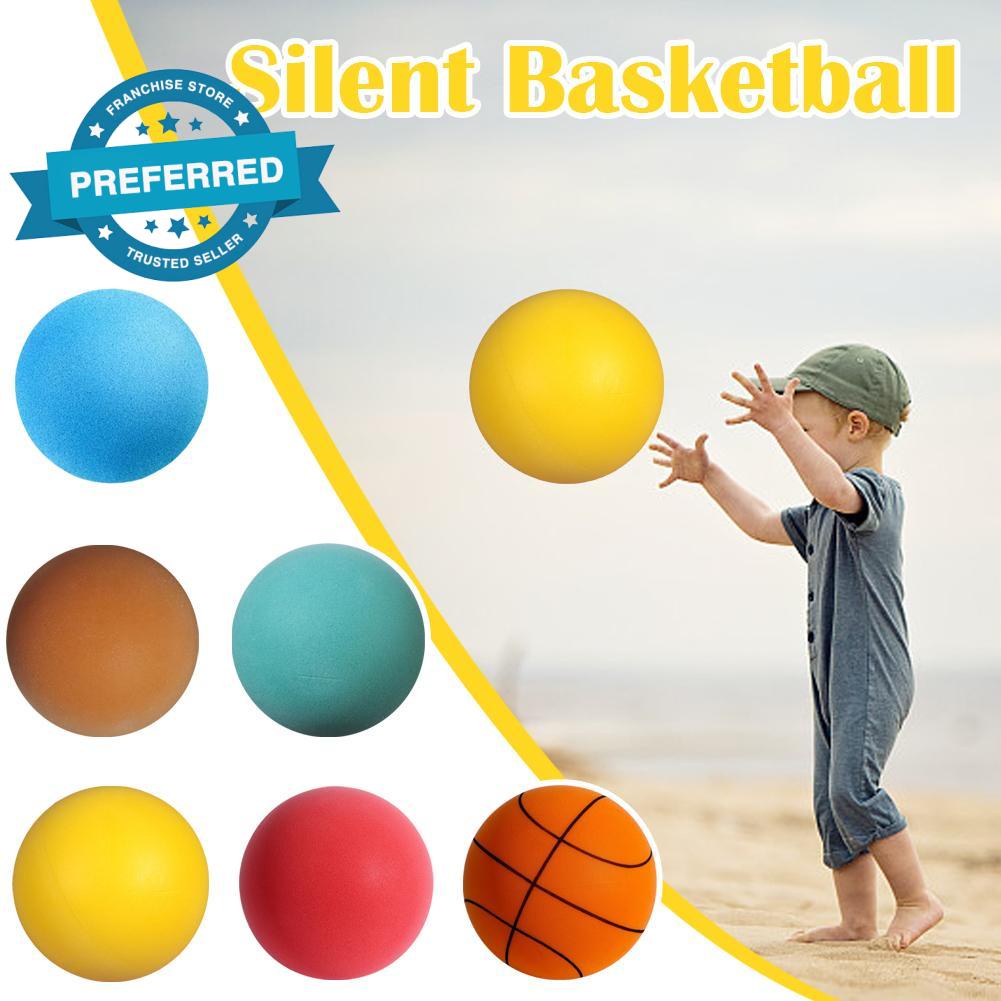 Basquete silencioso, bola silenciosa, bola de treinamento indoor de baixo  ruído, bola de espuma de alta densidade não revestida, basquete de espuma  silenciosa microporosa