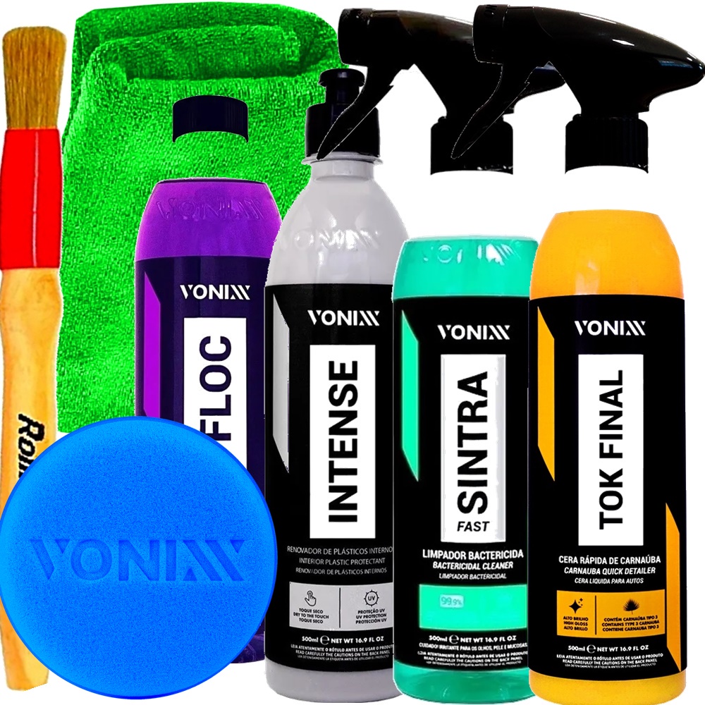 Kit Shampoo V-Floc Intense Apc Sintra Cera Tok Final Vonixx