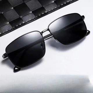 Novos Óculos De Sol Masculinos Da Moda Polarizadores Proteção UV Metálicos Para Homens