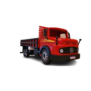 Caminhão Scania Truck Brinquedo Grande Carroceria Madeira 70cm