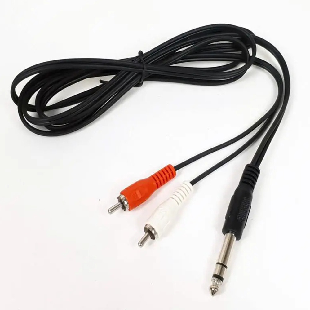 Cabo P10 Stereo x 2 RCA 2 Metros MXT