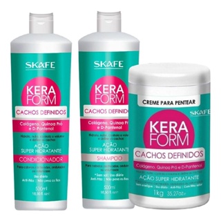 Keraform Cachos Definidos Kit 3uni Skafe