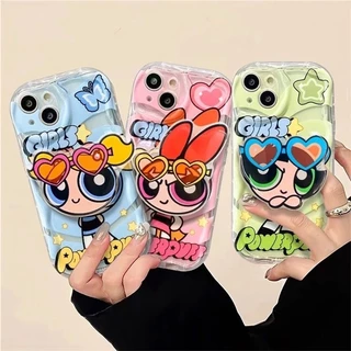Capa Macia Para Óculos De Sol Powerpuff Girls Xiaomi POCO X5 X3 X6 Pro X4 NFC F3 F4 X4 GT F6 Pro M3 M4 MI 11 Lite 5G NE 12T Redmi Nota 13 Pro Plus 13 10 5G 13C Cream Wave Edge