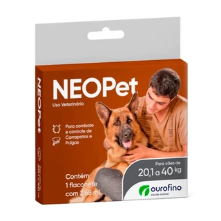 Antipulgas e Carrapatos NeoPet Para Cães De 20,1 Até 40kg