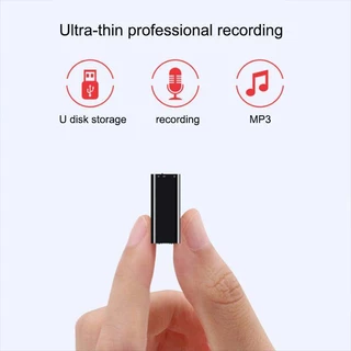 Menor Mini Caneta USB Ativada Por Voz 16/32GB Dictafone Digital De Áudio HD Ruído Reduz Gravador MP3 Player Gravação WAV