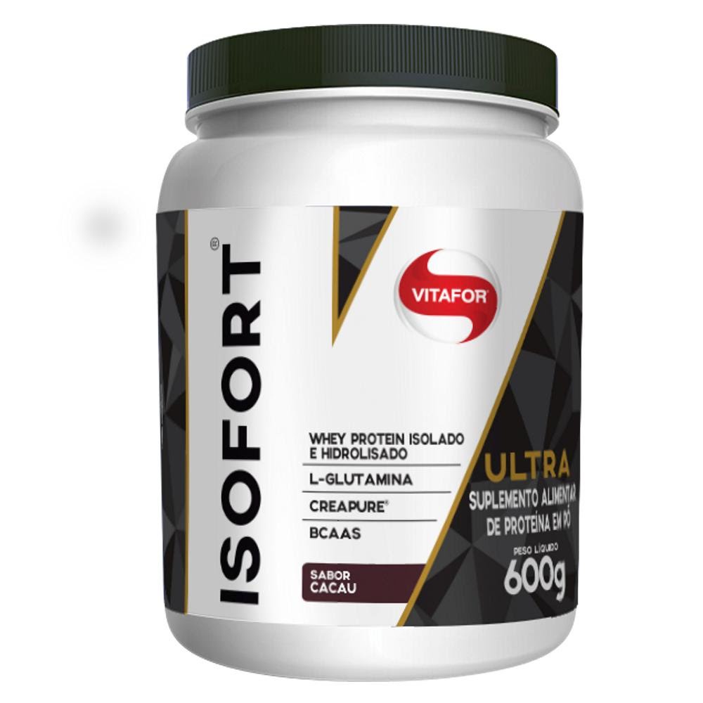 Isofort Ultra Imuno Cacau 600gramas Whey Protein Vitafor