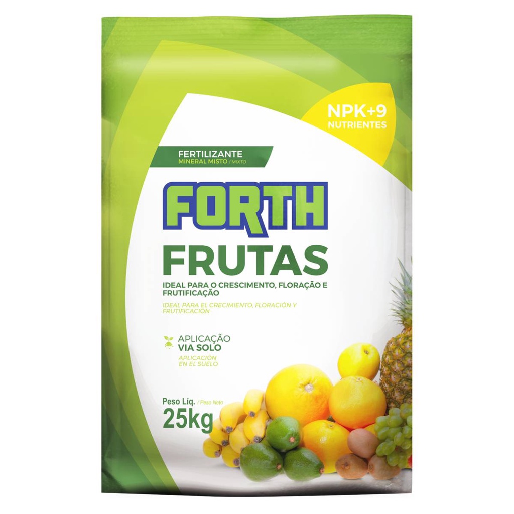 Fertilizante Mineral Misto Forth Frutas (25kg) FORTH